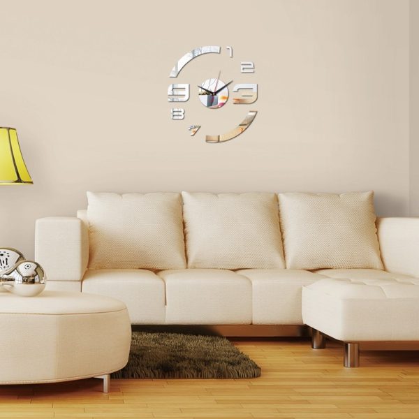 Interior European acrylic wall clock