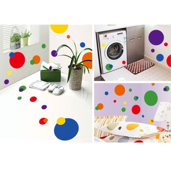 Colored Circles Wall Sticker