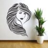 Lady Face wall sticker