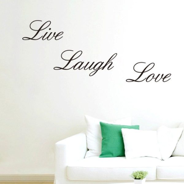 Live Laugh Love wall sticker