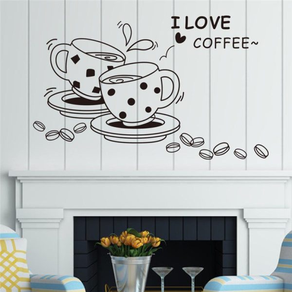 Love coffee wall sticker