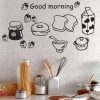 Kitchen milk bread vinyl wall sticker