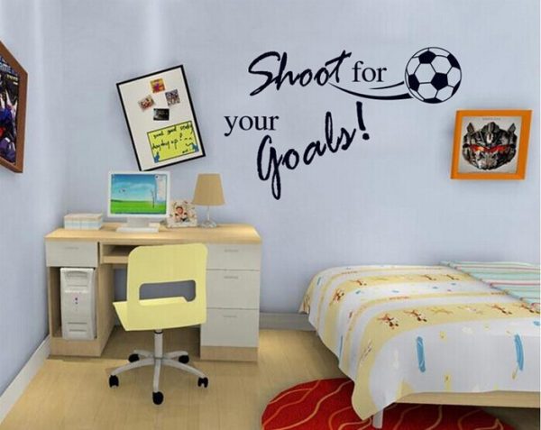 Shoot for your goals wall sticker