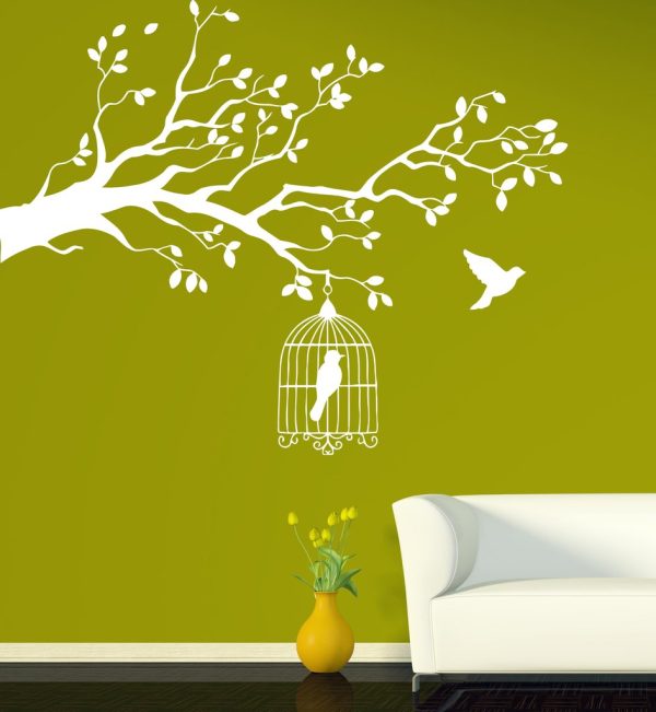 Birds Cage Wall Sticker