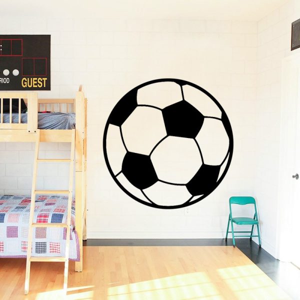 Soccer Pattern Wall Sticker/57*58cm