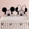 Mickey and Mini Mouse Kids room wall sticker