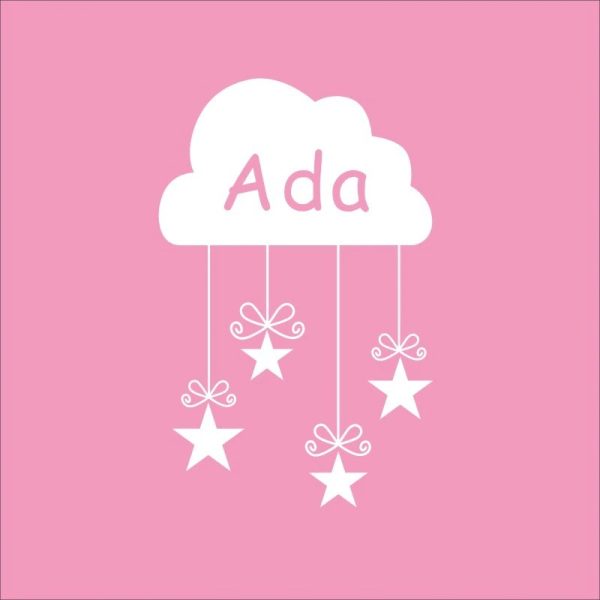 Customize any name in Cloud Wall Sticker