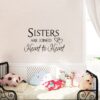 Sisters are joined wall sticker