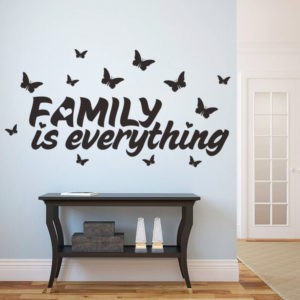 Family is everything wall sticker
