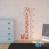 Zirafa height measurement wall sticker