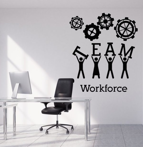 Team Workforce Wall Sticker