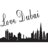 Dubai wall sticker