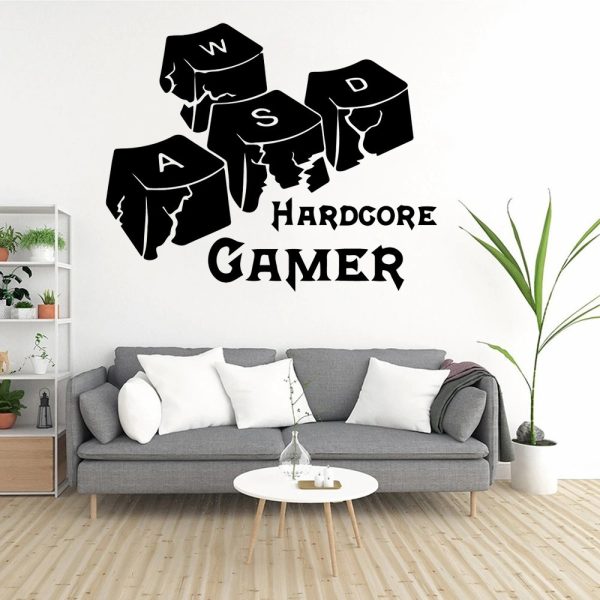 The Hardcore Gamer Wall Sticker