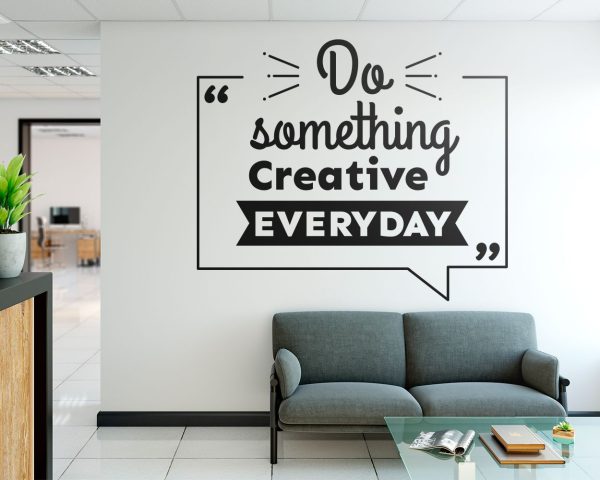 The Do Something Creative Wall Sticker