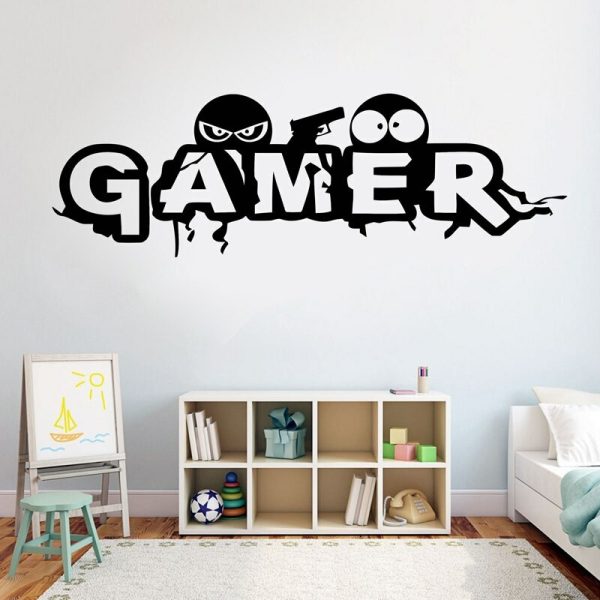 The Gamer Gun Wall Sticker